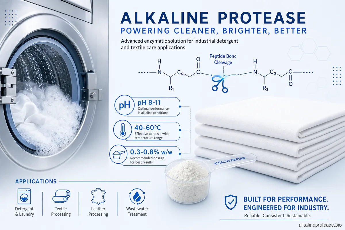 Alkaline Protease for Detergent and Laundry Formulation